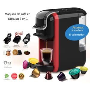 Cafetera De Capsulas 3 En 1 De 600 ml
