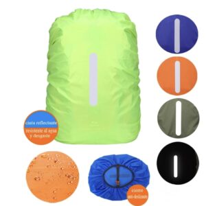 Cubre Mochila Impermeable Reflectante 30-60 Litros